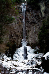 冬の東椎屋の滝