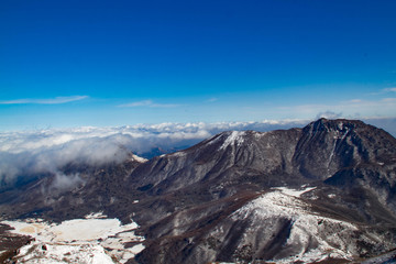 冬の九重山