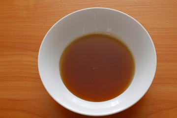 Honey in plate