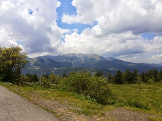 Fototapeta na wymiar road in the mountain Andorra
