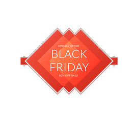 Black Friday sale banner.