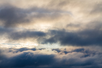 Sunny Blue Sky and Clouds