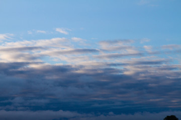 Obraz premium Sunny Blue Sky and Clouds