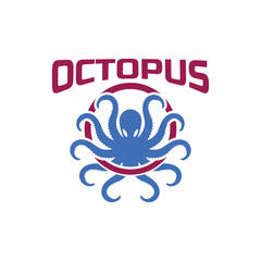 octopus logo for your business, vector illustration