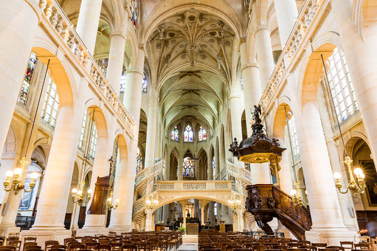 Katholische Kirche St-S&eacute;verin in Paris