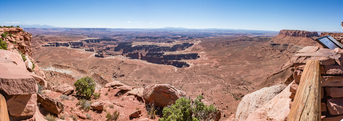 Grand View Point Overlook Canyonlands National park USA