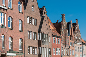 Historische Giebelhäuser in Lüneburg