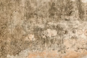Vitrage gordijnen Verweerde muur cement textuur grunge oud en vies