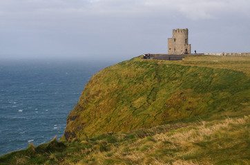 Fototapeta na wymiar Cliff with Tower