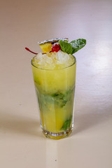 Mojito with pineapple