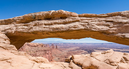 Mesa arch Canyon Lands National park in Utah United States of America