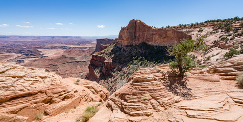 Mesa arch Canyon Lands National park in Utah United States of America