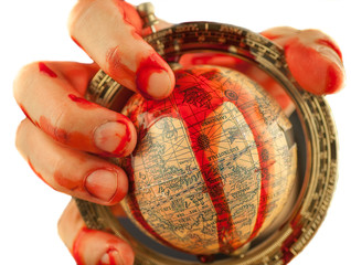 the hand of man on the world