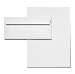 Fototapeta premium envelope letter card paper template business