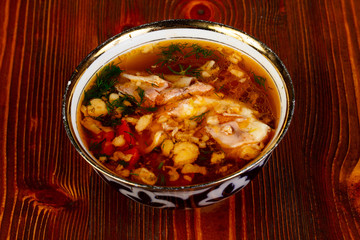 Shurpa soup with Lamb