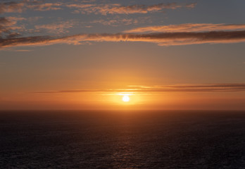 Sonne über dem Meer