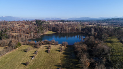 Pivka intermittent lakes (Pivška jezera) are hydrologic phenomena in western Slovenia. A group of 17 lakes inundates karst depressions during high groundwater level in late autumn and again in spring.