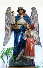 Guardian Angel in the convent of the Sisters of Charity of Saint Vincent de Paul in Zagreb 