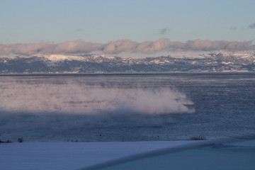 Nebel Winter Norwegen