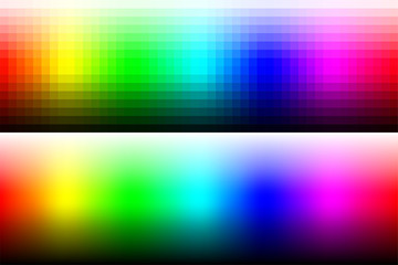 Color palette RGB. Vector illustration