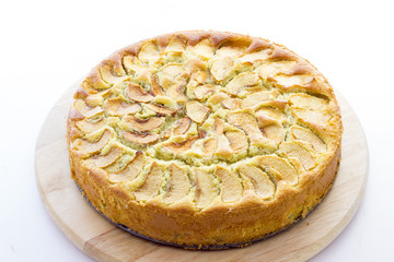 Tasty apple pie homemade