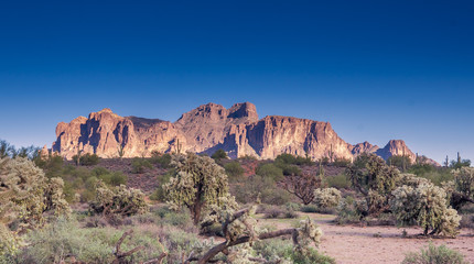 The Superstition Mountainsi is a range of mountains in Arizona located to the east of the Phoenix...