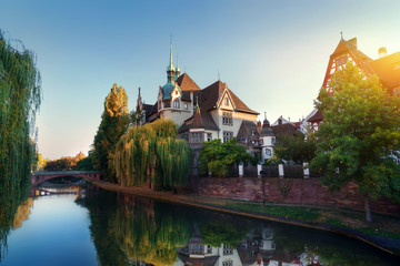 Fototapeta na wymiar Houses in Strasbourg