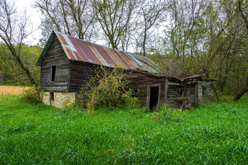 Old Wooden Barn - 228717609