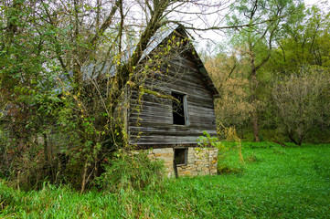 Old Wooden Barn - 228717659