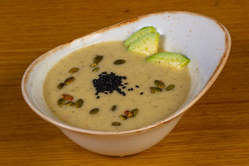 Zucchini cream soup