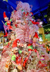 sapin de noël en lutins