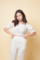 Obraz premium Portrait of beautiful young Asian woman.
