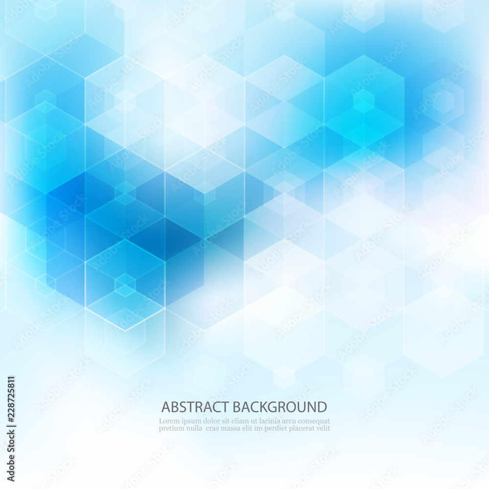 Poster vector abstract science background. hexagon geometric design. eps 10