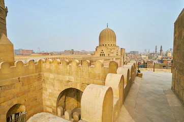 Details of Bab Zuwayla Gate, Cairo, Egypt
