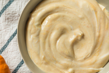 Healthy Organic Pumpkin Spice Yogurt