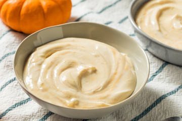 Healthy Organic Pumpkin Spice Yogurt