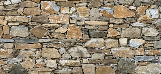 Garden poster Stones Stone wall texture