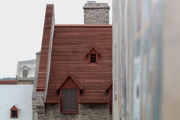 Architecture des rues du Vieux Québec, Canada, Nouvelle-France