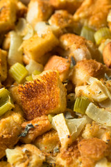 Homemade Bread Stuffing for Thanksgiving Dinner