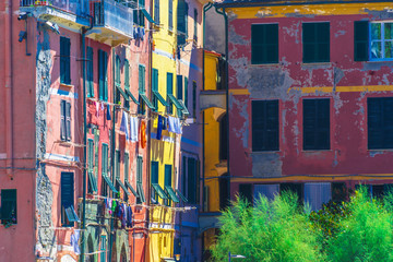 Architecture of Vernazza, Liguria, Italy