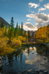 Bishop Creek Reflection in Fall