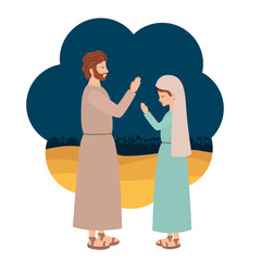 virgin mary and saint joseph