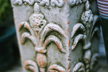 Fleur de lis pot © Mary Caroline