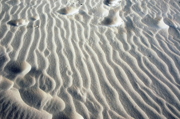 Fototapeta na wymiar Dune de sable, île de Sal, Cap Vert, Afrique de l'ouest 