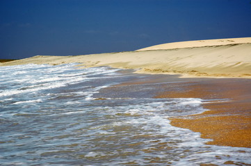 bord de plage, île de Sal, le Cap Vert, Afrique de l'ouest	