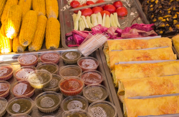 vegetables at the market