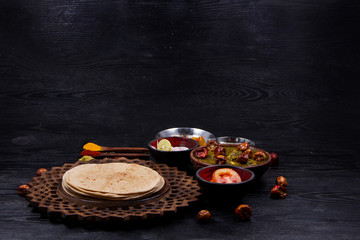 indian traditional palak paneer 