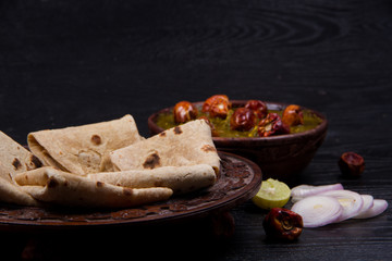 indian traditional palak paneer 