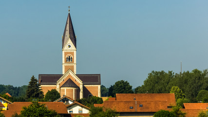 Obraz premium Beautiful bavarian church