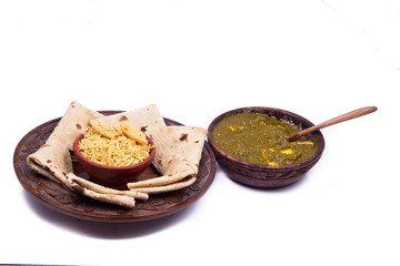 indian traditional palak paneer 